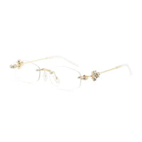Luxury Rimless Diamond Anti Light  sunglasses 🕶️