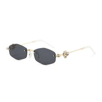 Luxury Rimless Diamond Anti Light  sunglasses 🕶️