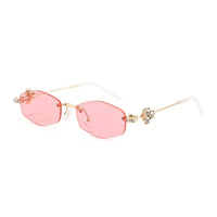 Luxury Rimless Diamond Anti Light  sunglasses 🕶️