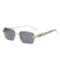 Luxury Rimless Sunglasses Square Sunglasses ✨
