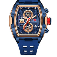 Luxury Rm Style  Chronograph Mens Watch With Curved Glass And Openwork Design✨