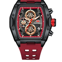 Luxury Rm Style  Chronograph Mens Watch With Curved Glass And Openwork Design✨