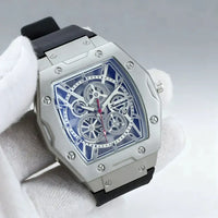 Luxury RM Style Hollow Silicone Watch Men Business Quartz Watches ⌚️