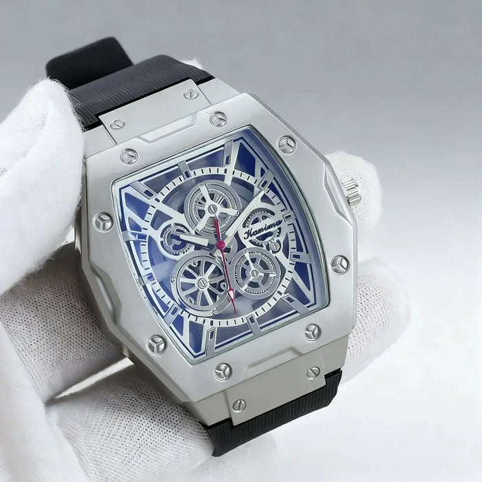 Luxury RM Style Hollow Silicone Watch Men Business Quartz Watches ⌚️