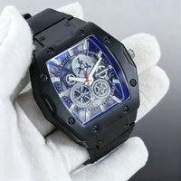 Luxury RM Style Hollow Silicone Watch Men Business Quartz Watches ⌚️