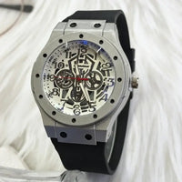 Luxury  Silicone Watch Men Business Quartz Watches ⌚️