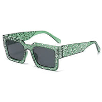 Luxury Square Sunglasses Diamond Rectangle Sunglasses 🕶️