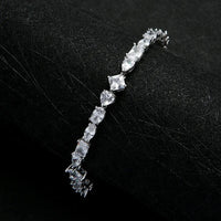 Luxury Square Water Drop Tennis Chain Bracelets Cubic Zirconia CZ Bohemian 💎