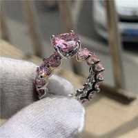 Luxury Vintage Retro 925 Sterling Silver Designer Engagement Ring 💍