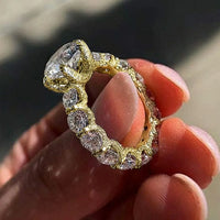 Luxury Vintage Retro 925 Sterling Silver Designer Engagement Ring 💍