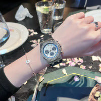 Luxury women's watch with decorative rhinestones 💎