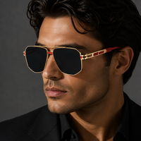 Luxuryr Frame Sunglasses Men Women Metal Designed 🕶️