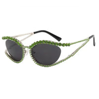Luxuyr Diamond hollow concave shape sunglasses new ins style sunglasses 🕶️