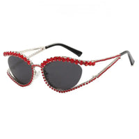 Luxuyr Diamond hollow concave shape sunglasses new ins style sunglasses 🕶️