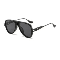 Men Metal Square Pilot Shades Sunglasses 🕶️