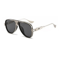 Men Metal Square Pilot Shades Sunglasses 🕶️