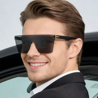 Men's Designer-Inspired Retro Sunglasses – UV400 Fashion Shades 🕶️
