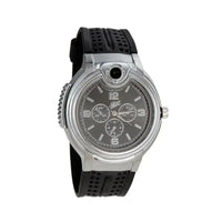Metal Gas Windproof Portable Open Flame Lighter Smoking Outdoor Watch Inflatable ⌚️🔥