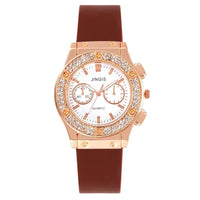 New Silicone Quartz Watch Diamond Watch Neutral Watch Alloy 💎