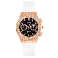 New Silicone Quartz Watch Diamond Watch Neutral Watch Alloy 💎