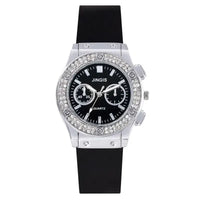 New Silicone Quartz Watch Diamond Watch Neutral Watch Alloy 💎