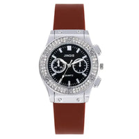 New Silicone Quartz Watch Diamond Watch Neutral Watch Alloy 💎
