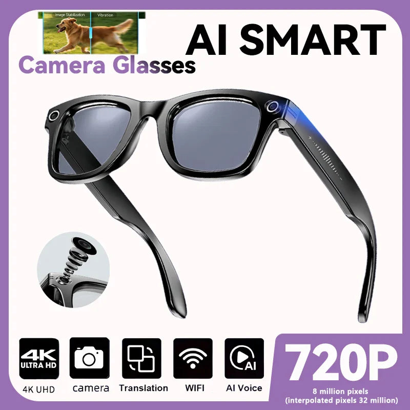 New Upgrade smart With Camera Video Recording AI Photo 2026  Glasses  👓