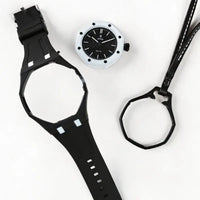 Octagonal Case Men's Quartz Watches Stylish and Trendy in a Variety of Colors for Women Two ways to wear it Removable In stock
