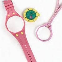 Octagonal Case Men's Quartz Watches Stylish and Trendy in a Variety of Colors for Women Two ways to wear it Removable In stock