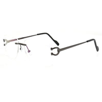 Pilot Metal Glasses Frame Casual Optical Eyeglasses Rimless 👓