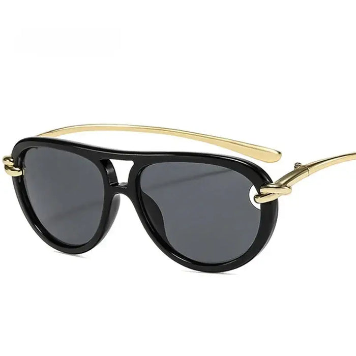 Popular Fashion Double Bridges Pilot Women Luxury Sunglasses Brand Designer 🕶️
