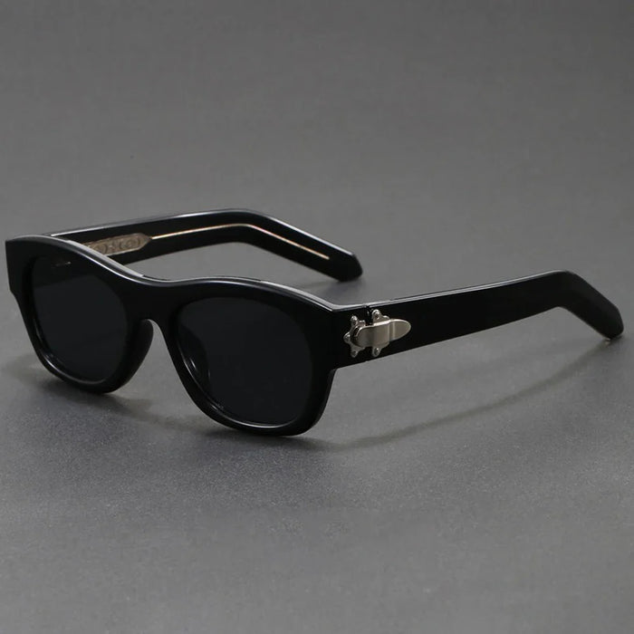Retro Thick Frame Square Sun Glasses UV400 Protection 🕶️