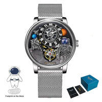 Robot Astronaut Automatic Watch – Luxury Sapphire Crystal Luminous Waterproof⌚