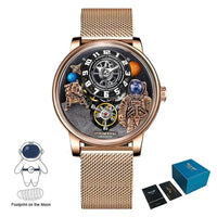 Robot Astronaut Automatic Watch – Luxury Sapphire Crystal Luminous Waterproof⌚