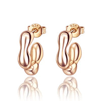 Rose Gold Series 925 Sterling Silver Flamingo Giraffe Star and Moon Flower Earrings ✨