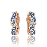 Rose Gold Series 925 Sterling Silver Flamingo Giraffe Star and Moon Flower Earrings ✨