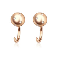 Rose Gold Series 925 Sterling Silver Flamingo Giraffe Star and Moon Flower Earrings ✨