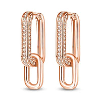 Rose Gold Series 925 Sterling Silver Flamingo Giraffe Star and Moon Flower Earrings ✨