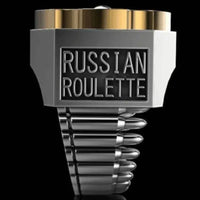 Russian Roulette Bullet-Shaped Ring European-Style Ring ✨