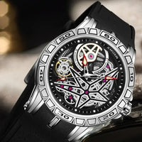 Skeleton 3D Creative Imitation Mechanical Watches ⌚️