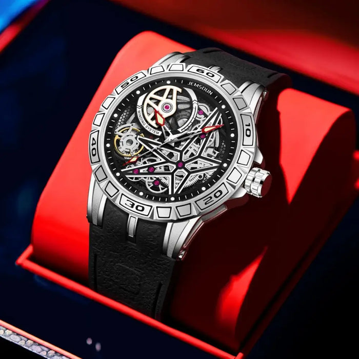Skeleton 3D Creative Imitation Mechanical Watches ⌚️