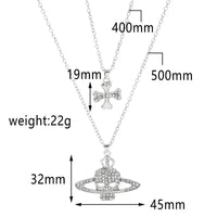 Skull Pendant Necklaces For Women Men Long Cross Chain Necklace 💎