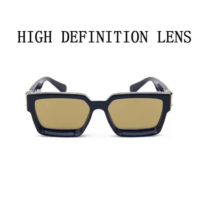 Square Oversized Millionaire Fashion Glasses Luxury Sunglasses For Men 🕶️