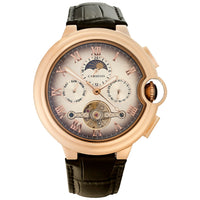 Stainless Steel Case Automatic Mechanical Watch Design Genuine Leather Strap ⌚️