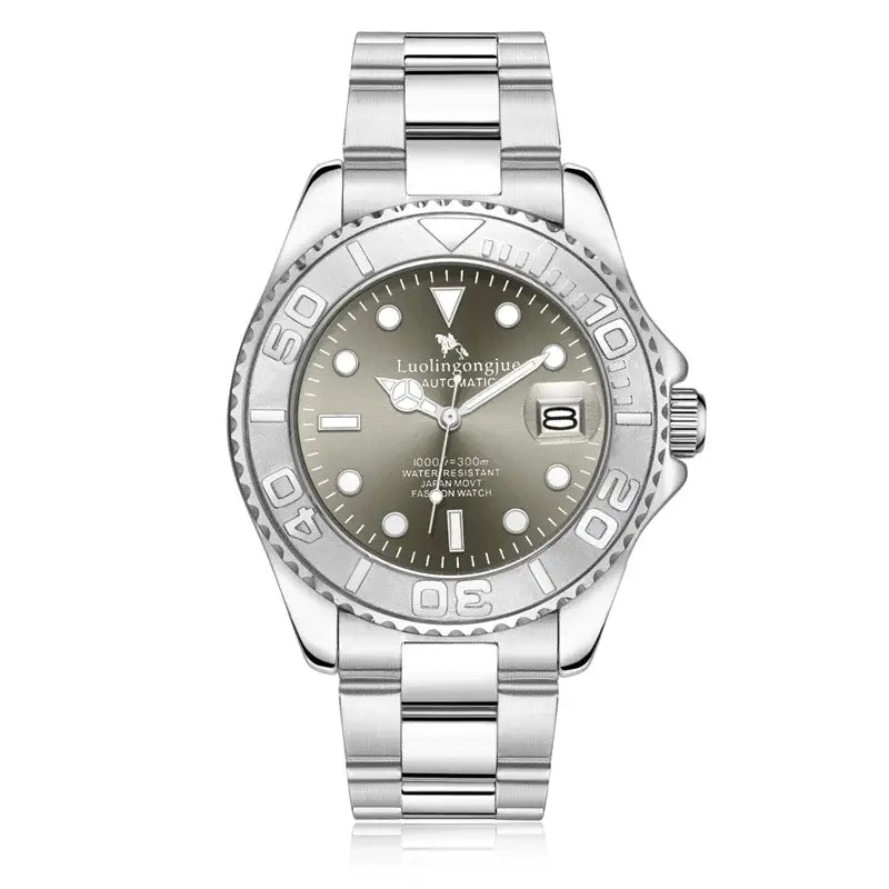 Stainless Steel Yacht Men's Mechanical Watch ⌚️