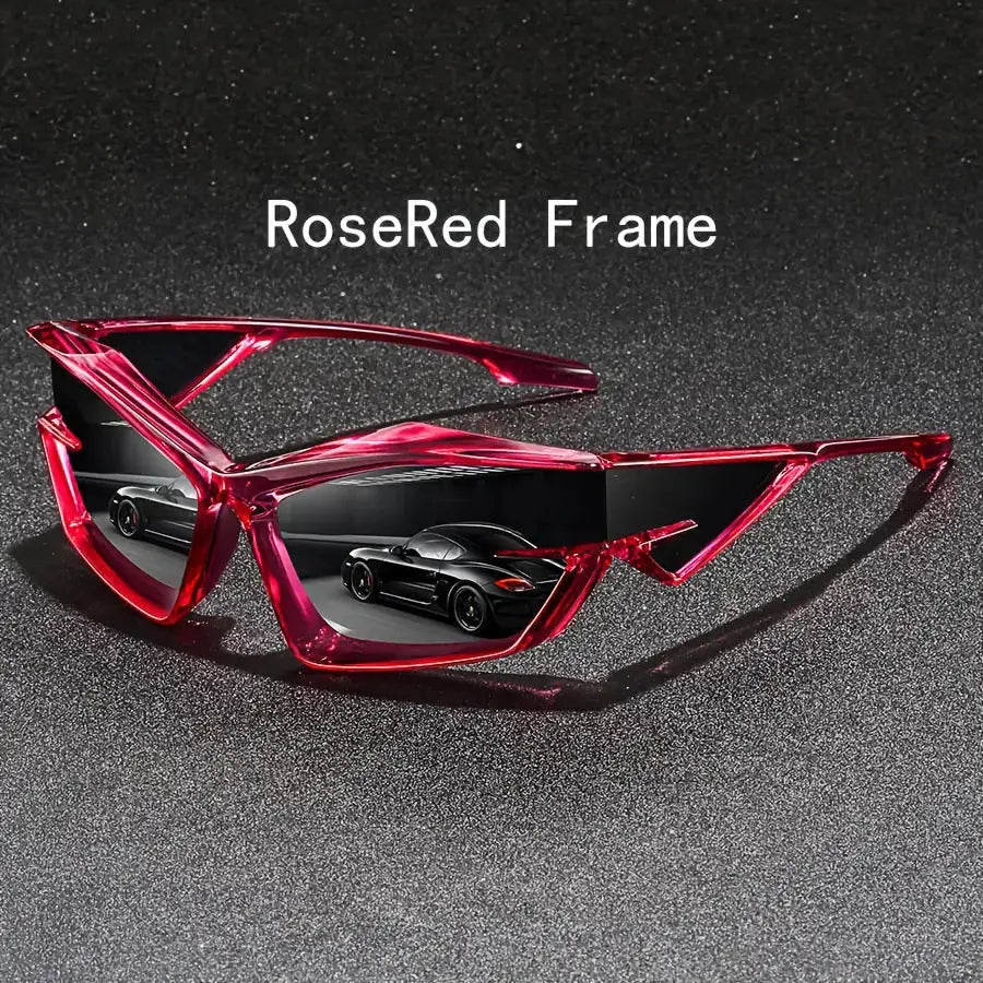 Steampunk BB Oversized Round Frame Fashion Glasses 👓
