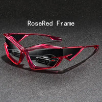 Steampunk BB Oversized Round Frame Fashion Glasses 👓