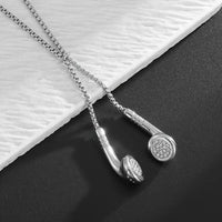 Stylish And Elegant Minimalist Earphone Pendant Necklace, Perfect for Everyday Wear ✨