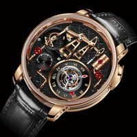 Swiss Quartz 762 Movement Sapphire  Luxury Oil Pump Quartz Watch for Men  ⌚️