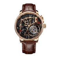 Swiss Quartz 762 Movement Sapphire  Luxury Oil Pump Quartz Watch for Men  ⌚️